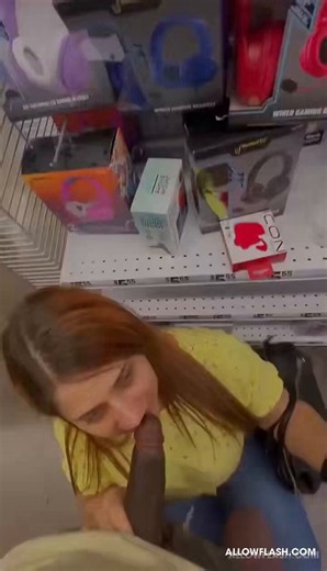 Hot blond with crazy eyes sucking my big black dic* bending down on kneew in the store. I just got busted.Don’t miss the full video.Chk link in bio now.