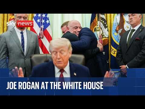 Joe Rogan reveals text Donald Trump sent him about Ibogaine as he attends White House meeting