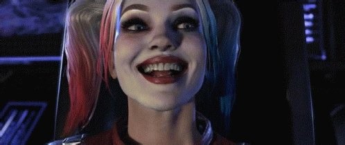 Injustice 2 Harley just looks like she's a mean throat goat