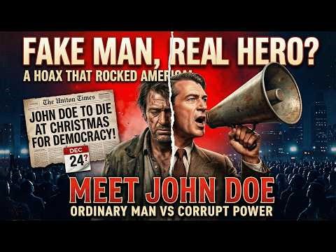 Meet John Doe (1941) | Full Movie | A Lie That Became Real | GARY COOPER | BARBARA STANWYCK