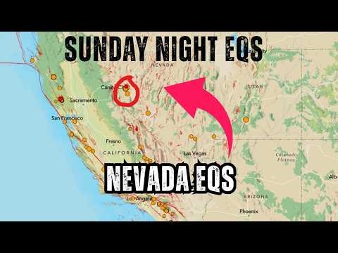 Nevada Earthquake activity continues. Small M Flare on the Sun. Sunday Night update.