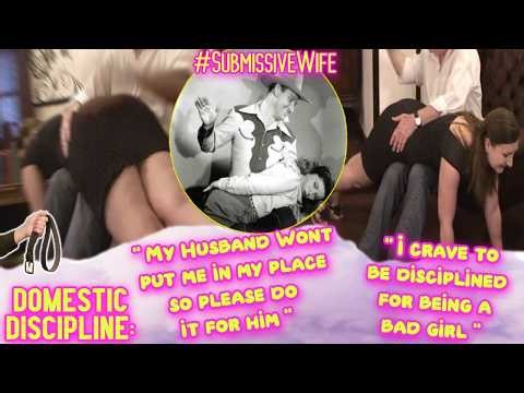 Domestic Discipline: Submissive Wife Spanked And Dominated By Friend Since Her Husband Wouldn't