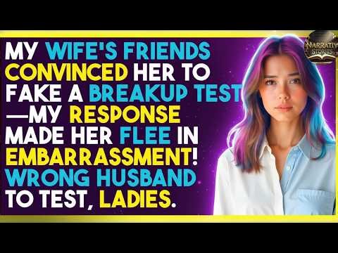 My Wife's Friends Convinced Her To Fake A Breakup Test—My Response Made Her FLEE In Embarrassmen