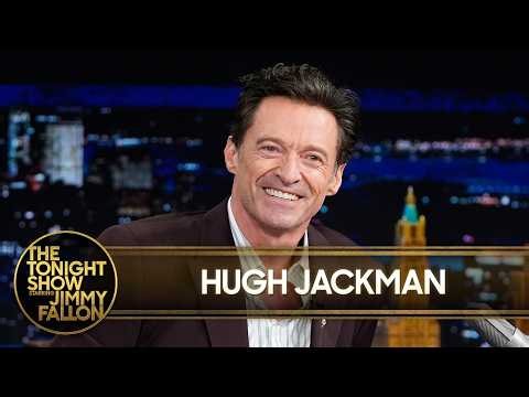 Hugh Jackman Addresses Viral Video Avoiding Yankees Foul Ball; Unveils "Hot Santa" Look in New Movie