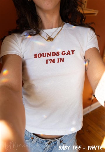 LGBTQ Pride Lesbian Pride Baby Tee LGBTQ Bisexual I've Literally Never Met a Man Crop Top Sapphic Queer Fashion Tee WLW Femme Subtle Shirt - Etsy