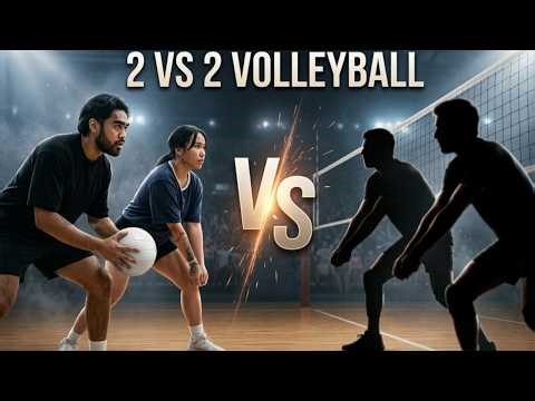 We Got Challenged to a VOLLEYBALL Match!!