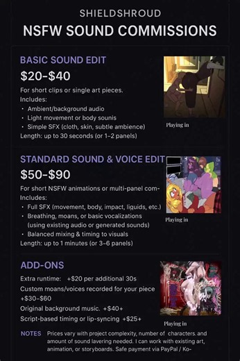 RT @Shieldshroud: Heres my Commission video(Note In the Comments are all the Commissions I done in the past)
