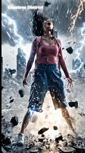 Giantess Unleashes Lightning Fury | City Destruction ⚡