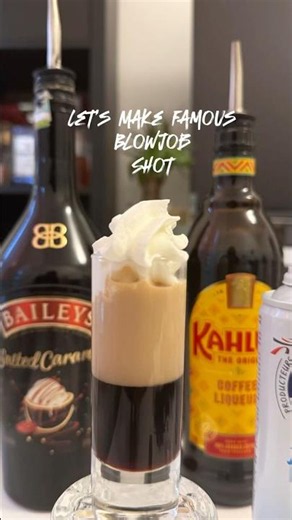 How to Make a Blowjob Shot | Easy Party Shooter Recipe 🍸