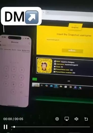 #snaphack #monkeyappleak #nolimit Catch a cheating gf. See what your partner is hiding from you.Access into Snapchat without password, Breach My Eyesonly , bypass? #monkeyappgirls #buyingcontent #teenage‌e []~~{%}