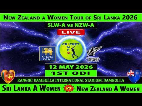 Sri Lanka A Women vs New Zealand A Women | SLA-W vs NZA-W | 1st Women ODI Match of SLW vs NZW Live