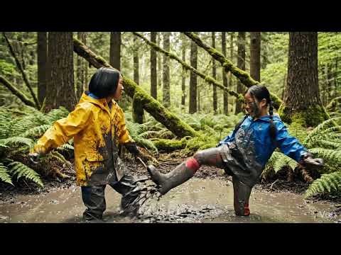 Quicksand sinking girl 