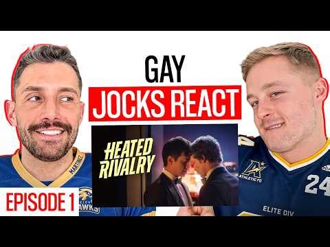 Gay Jocks React to Heated Rivalry Ep. 1 "Rookies" Favorite Scenes 🏒