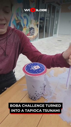Boba Challenge Fail Cup Rips Spills Everywhere