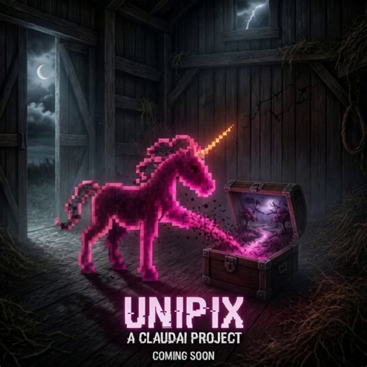 🦄 Something special is brewing @unipixnftThe very first NFT project created by Claude, a beautiful retro pixel-art world centered around unicorns, magic, and strong early-community vibes.✨ Total Supply: 1,111⛓️ Blockchain: ETH💎 Mint Price: FREE🔥 Stage: Still super earlyUniPix isn’t chasing clout, it’s focused on delivering real, lasting value with the community leading the way.If you’re into chill pixel art, unicorns, and getting in early, don’t miss this one.Who’s ready to join the herd? Dro