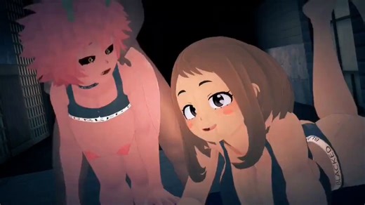 RT @QosAshido: Now it’s my turn! When he pulled his cock out of Ochako, it was covered in her juices and thick cum~ He wiped his cock on…