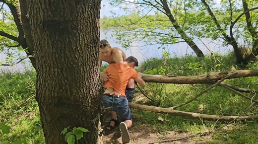 Went to the woods with the boys 😈Got my throat fucked hard by two thick cocks at once. Rough, deep and nonstop — full evening of getting railed 💦 @ingwarMas https://t.co/n5M2FVwaz2