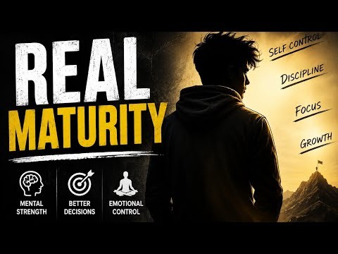 10 mature Signs You're Becoming Mentally & Emotionally Mature #maturity
