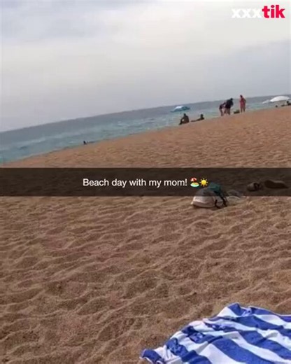 Beach day with mom gone wild# #,Big Ass,Cumshot,Latina,MILF,POV,Public,Riding,Son