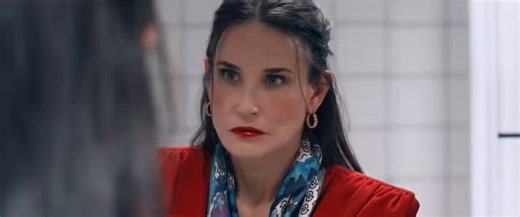 Demi Moore did 15 takes of removing and reapplying her makeup for the mirror scene in The Substance. She kept going until she couldn’t. “It was a certain kind of madness… you try to make yourself uglier so you look how you feel.”