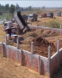 1.1K views · 23 reactions | Building Foundations: Bulldozer Filling Soil for Fence and House Construction | Bulldozer Cambodia | Facebook