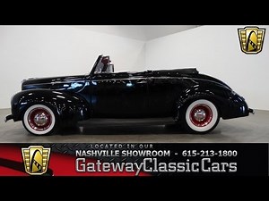 1940 Ford Sedan Convertible, Gateway Classic Cars-Nashville#347