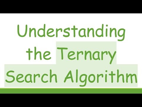 Understanding the Ternary Search Algorithm