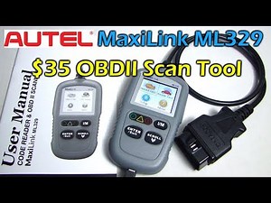 $35 OBDII Diagnostic Scan Tool - Autel MaxiLink ML329