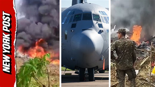 Colombian Hercules C-130 engulfed in flames, at least 66 dead in horror crash