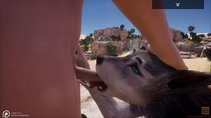 Wild Life / Furry Wolf girl Rasha Porn HD