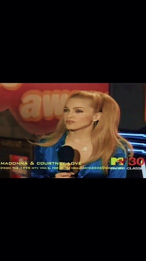 Madonna y Courtney Love: Entrevista VMA 1995