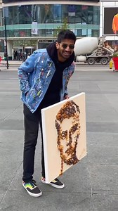 135K views · 1K reactions | An artist in Toronto made a portrait of Justin Bieber using 150 Timbits  Keenan D'Abreo | blogTO | Facebook