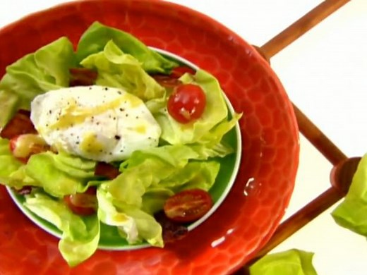 Salad With Poached Egg
