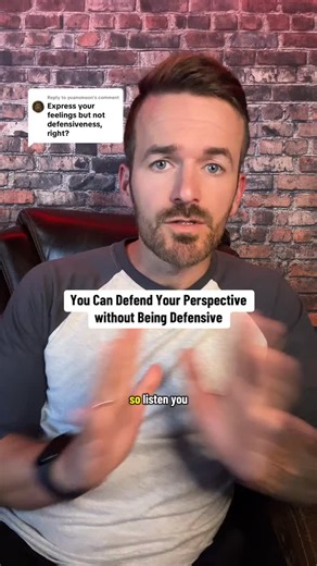 Defend your position without getting making your energy frantic, panicky and defensive. This doesn’t have to be complicated, but yet here we are. #nickmatiash #evolvedman #marriageadvice #eq | Nick Matiash
