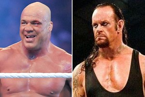 WWE icon The Undertaker reveals he choked Kurt Angle out after real fight a year before infamous 'plane ride from hell'