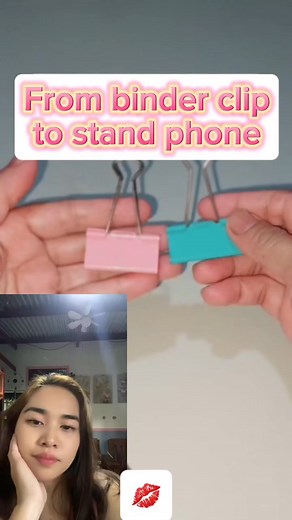 DIY phone stand gamit ang binder clip! Ang galing😮 #BinderClips #reelsviralシ #diycrafts #fbyシvideo #ContentMonetization | Rose Jean Agolino Tanghian