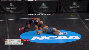 157 lb R16, Antrell Taylor, Nebraska vs Cam Catrabone, Michigan