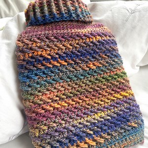 Jasmine Hot Water Bottle Cover - Crochet Pattern - Etsy UK