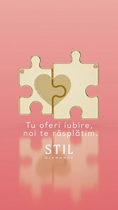 ✨Câştigă două pandantive puzzle din aur!✨ Dragostea este ca un puzzle, iar fiecare piesă își găsește perechea perfectă! STIL Diamonds îți oferă șansa de a câștiga un set special de pandantive puzzle, exact ca cel din imagine, pentru tine și persoana iubită. 💗 Cum poți participa▶ 💗Plasează o comandă pe stildiamonds.ro în perioada 1 - 28 februarie. După confirmarea comenzii, ești automat înscris în tragerea la sorți pentru a câștiga acest set unic de pandantive puzzle din aur de 14K. Câștigătoru