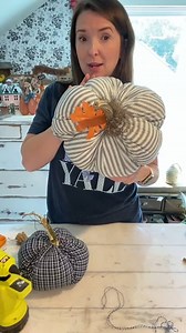 Easy DIY Fabric Pumpkins | The Celebration Co.