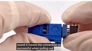 Fakra SMT A Male RF Coaxial Adapter, Fakra A 90 Degree Male Connector Type Black Panel Mount