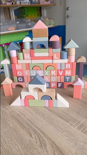 Brilliant pastel building blocks #woodentoys #buildingblocks #blocktoys #educationaltoys #preschooltoys | Xtreme Imports Kapiti