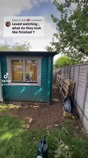 A complete Garden room build #logcabin #gardenroom #summerhouse #timberbuildings #reels #reelsfb | All Things Garden Buildings