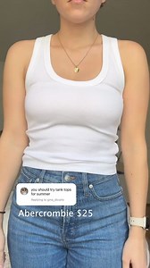 3.5K views · 17 reactions | What brands should we try next? Shop them here: https://cnnunderscored.visitlink.me/Wz3WnY #whitetanktops #whitetank #summerfashion #summerbasics #europeansummer #basics #commissionearned | CNN Underscored | Facebook