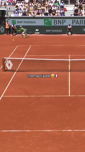 Thomas Faurel qualifé pour le grand tableau 🫶🏻🇫🇷 #Sportstiktok #RolandGarros #FFT #Faurel #Tennis @Roland-Garros