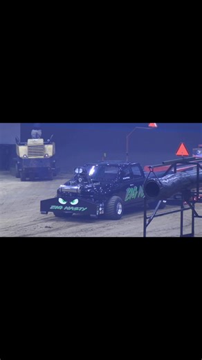 “Big Nasty” Super Modified 4x4 Truck pulling at the TNT Truck & Tractor Pull Kentucky Invitational in Lexington, KY! #truckpull #supercharged #horsepower #4x4 #truckpulling #supercharger #power #sledpull #horsepower #motorsport #trucks | Thurston Pulling Photos