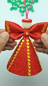 17K views · 212 reactions | Wow! Beautiful Angel Making For Christmas ❄DIY Handmade Christmas Ornaments #christmas #crafts #angel | Creative Art & Craft Ideas | Facebook