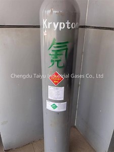 Electron Grade 99.999% Krypton Gas Kr Gas for Lighting Industry Purpose