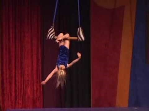 3 Year Old Trapeze Artist - Muriel Performs at Moisture Festival