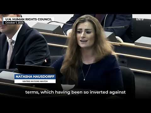 U.N. Can’t Handle the Truth from Natasha Hausdorff